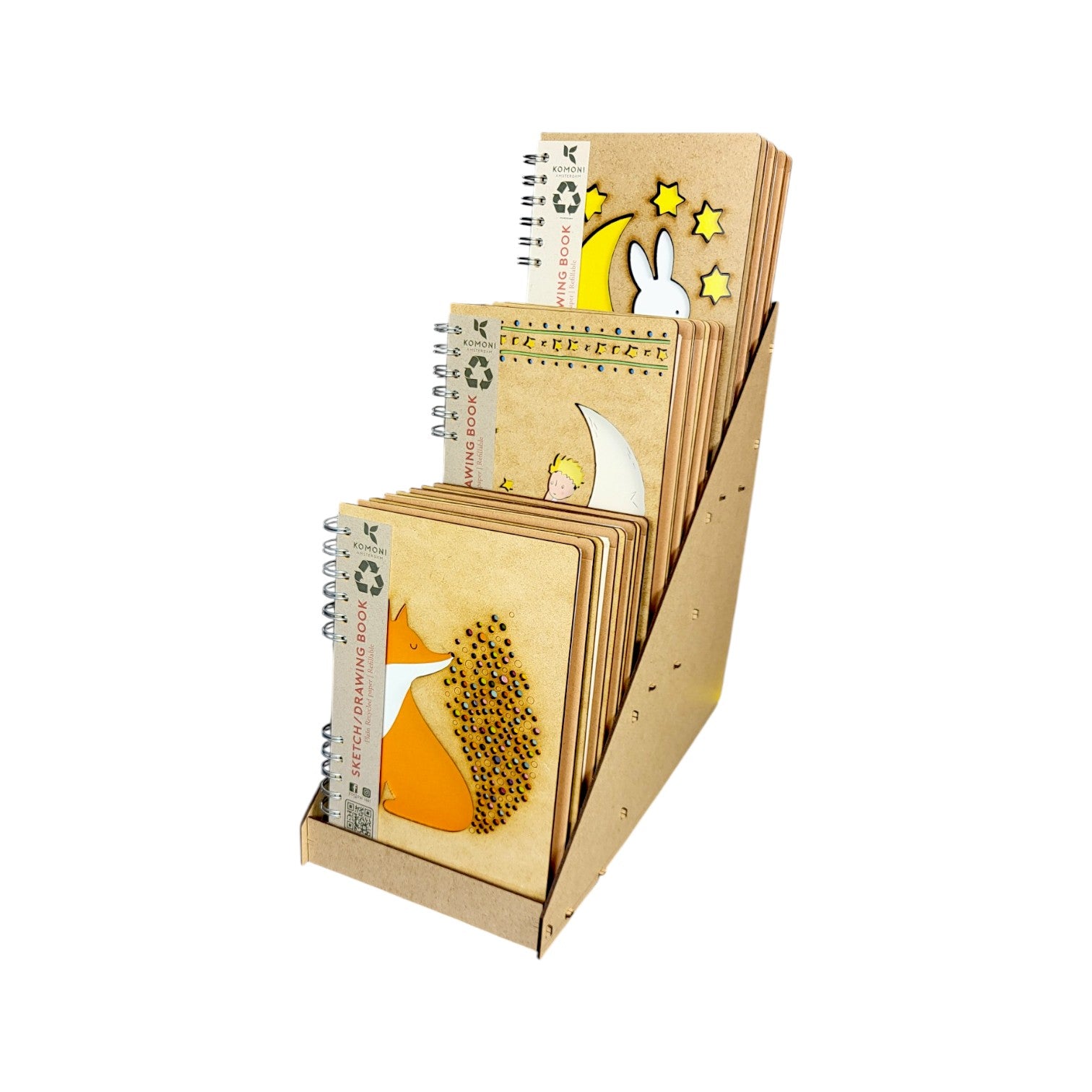 Kids Notitieboekjes Display A5 - set van 12 stuks