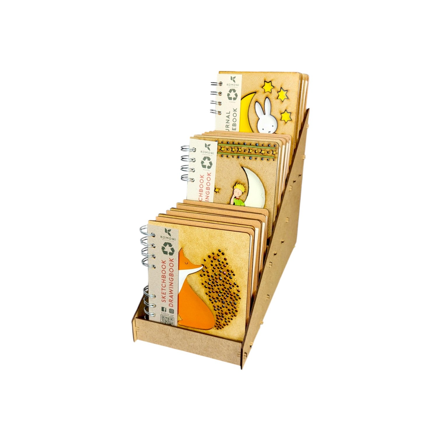 Kids Notitieboekjes Display A6 - set van 12 stuks