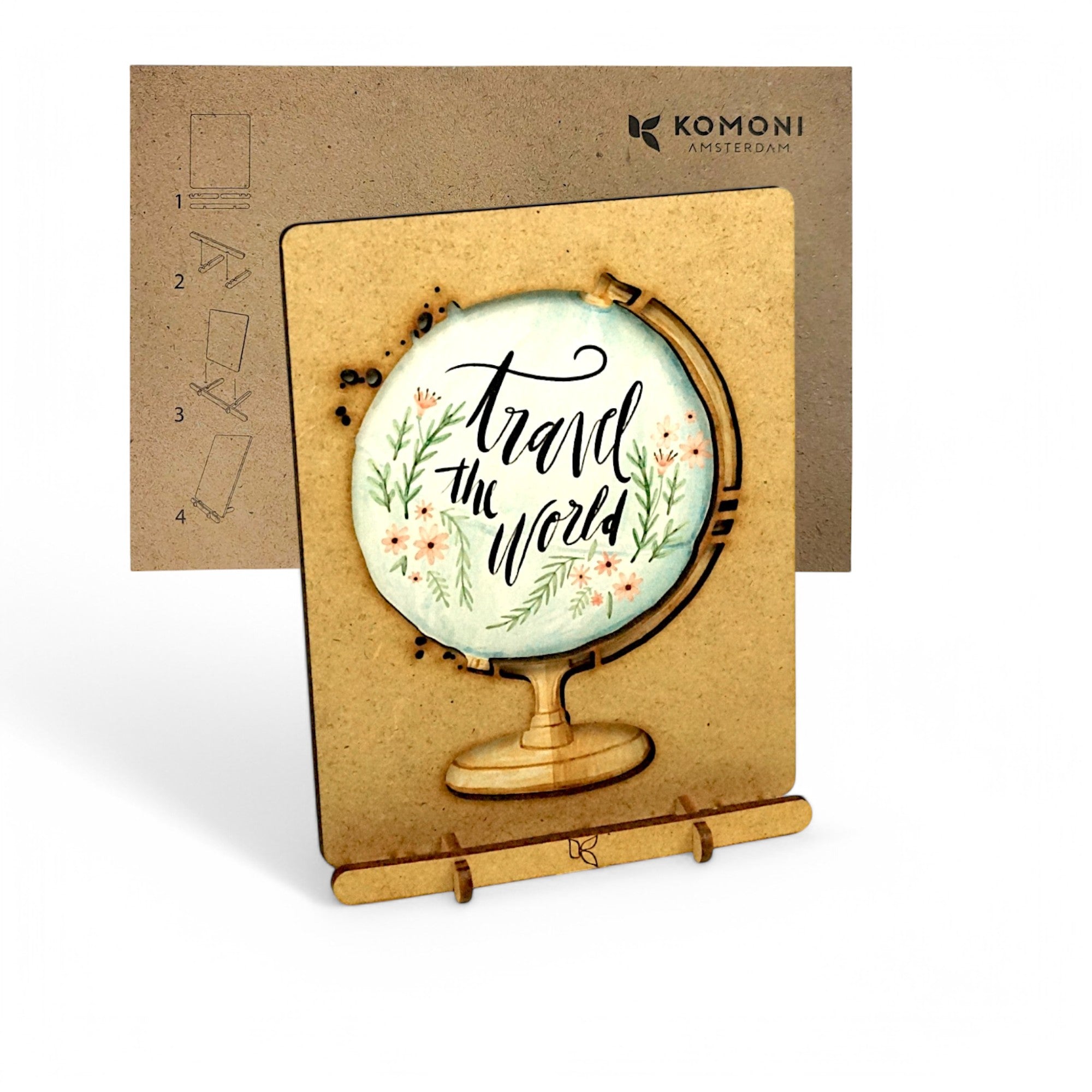 Travel the World Pop-up Kaart