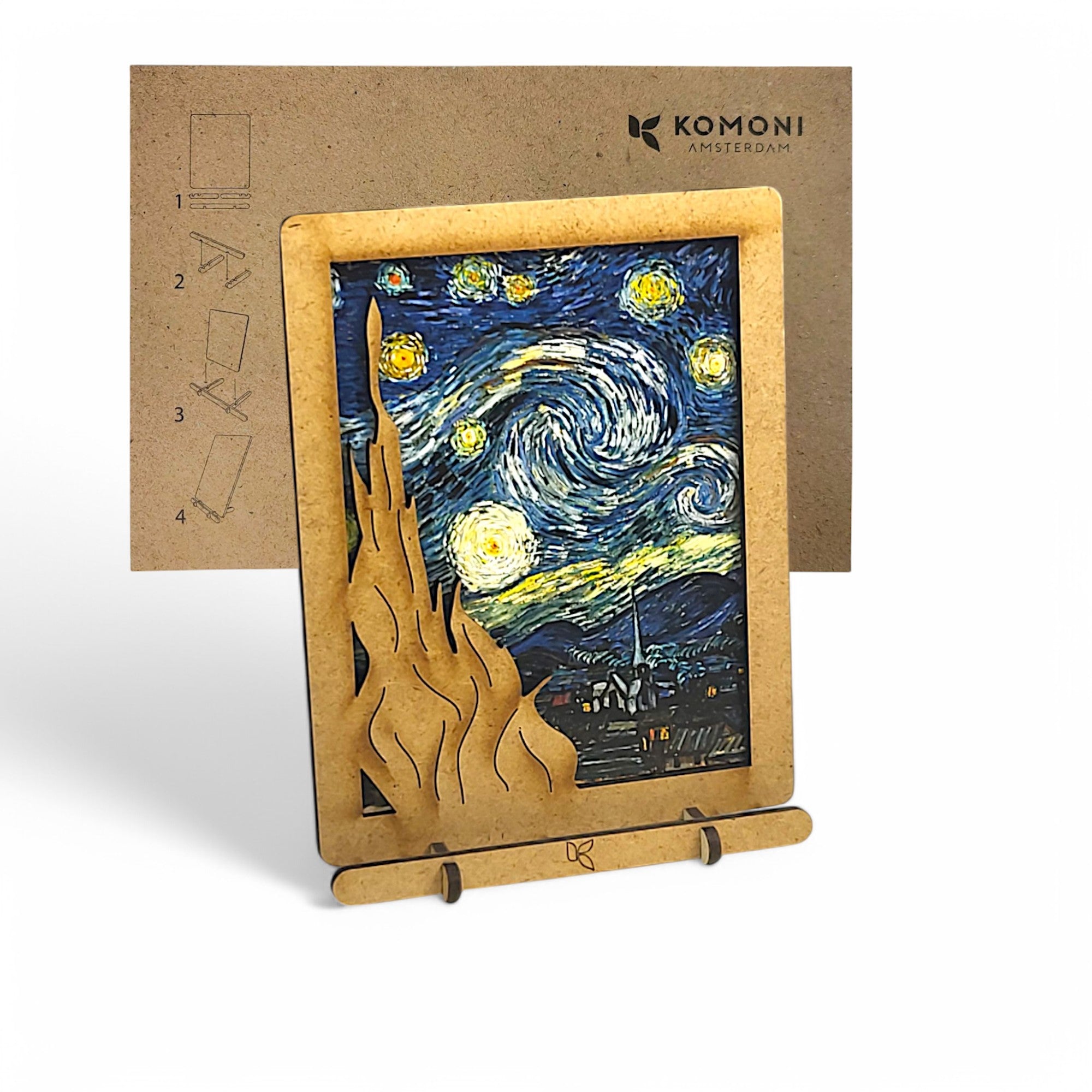 Sterrennacht Van Gogh Pop-up Kaart