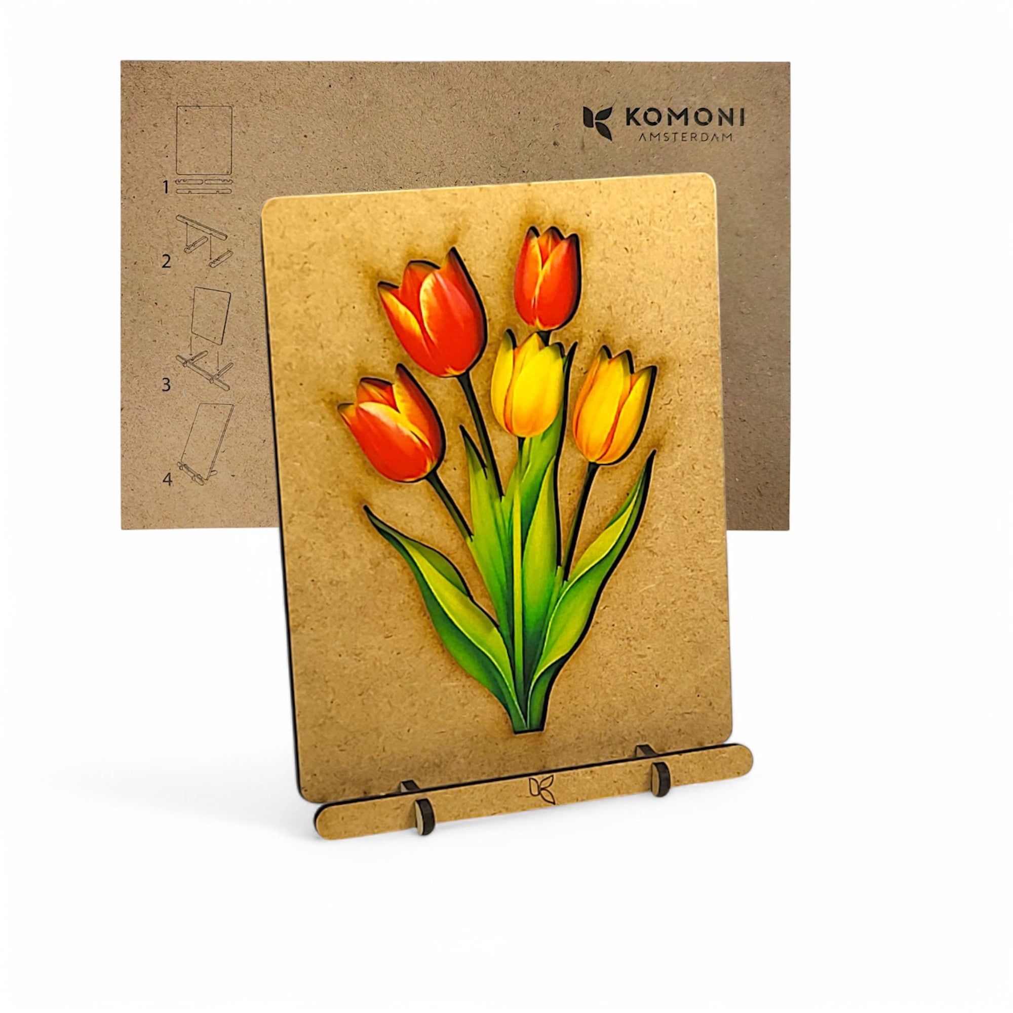 Tulpen Pop-up Kaart
