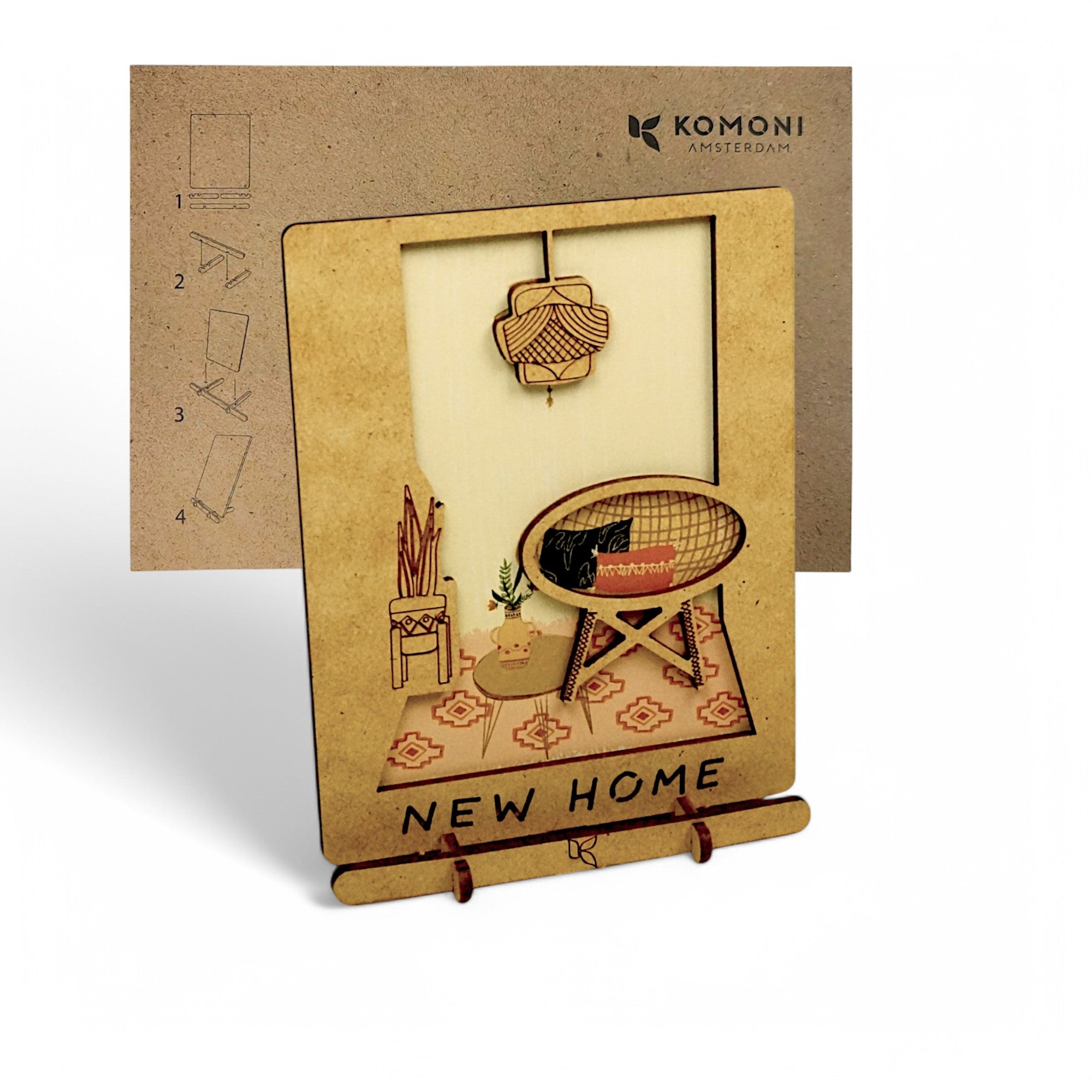 New Home Pop-up Kaart