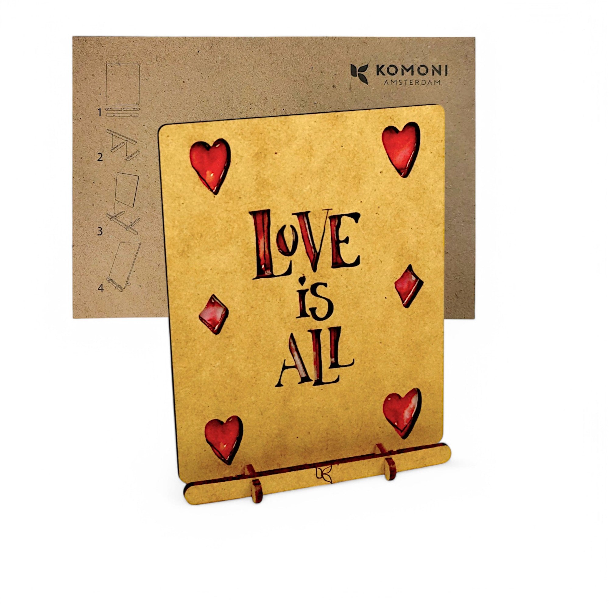 Love is All Pop-up Kaart
