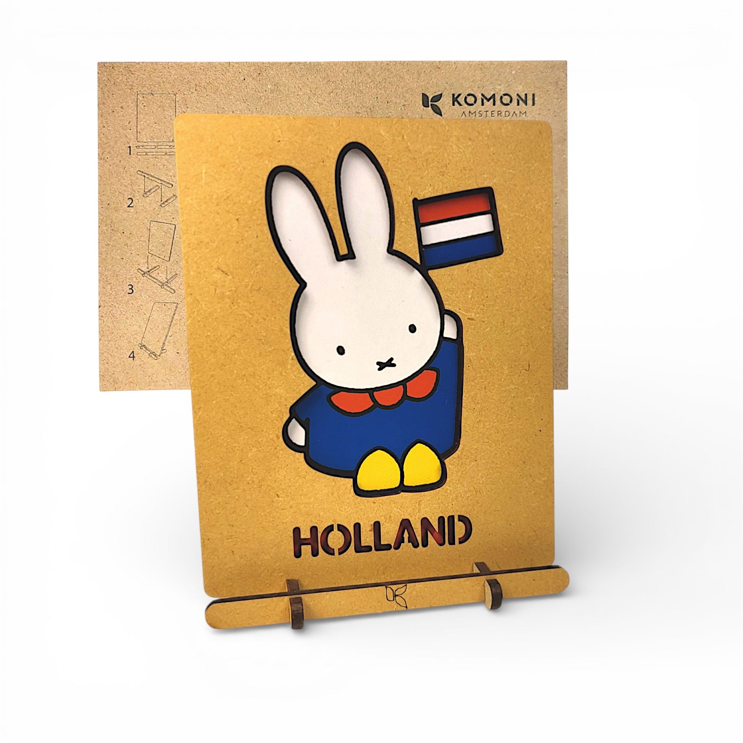 Nijntje Holland Vlag Pop-up Kaart