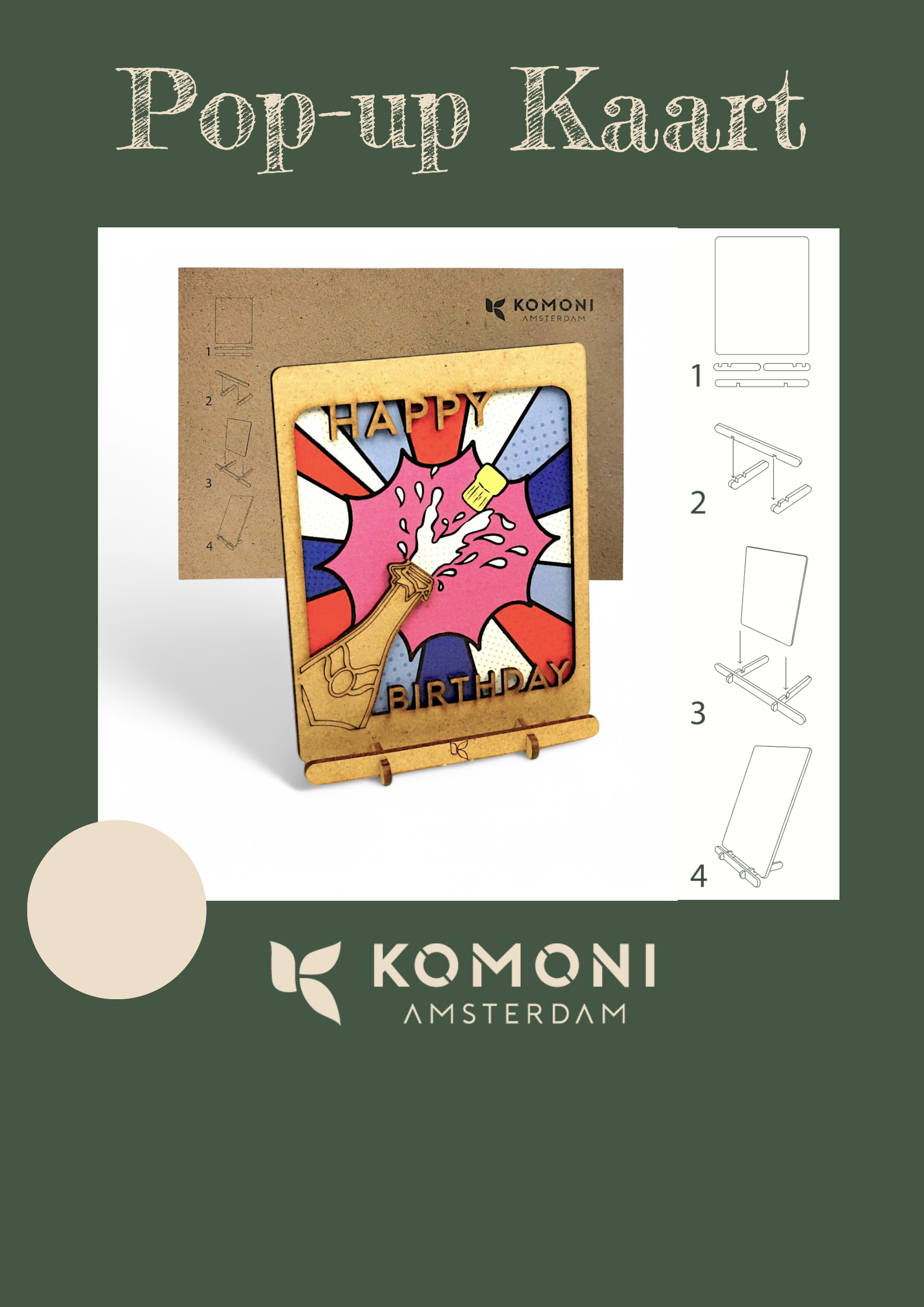Topkaart Verjaardag - kleine molen